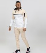 Beige Modern Two-Tone Activewear Outfit with Sleek Design